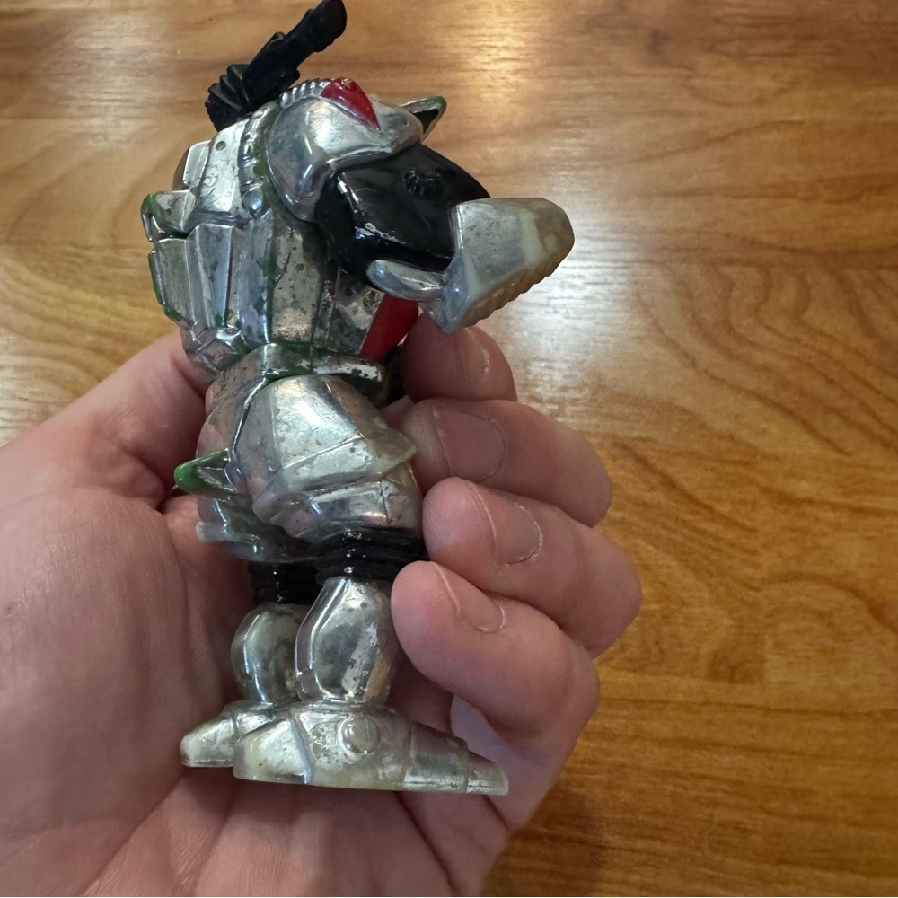 Vtg 1993 Teenage Mutant Ninja Turtles Robotic Rocksteady 4” Figure See Photos - Picture 13 of 13